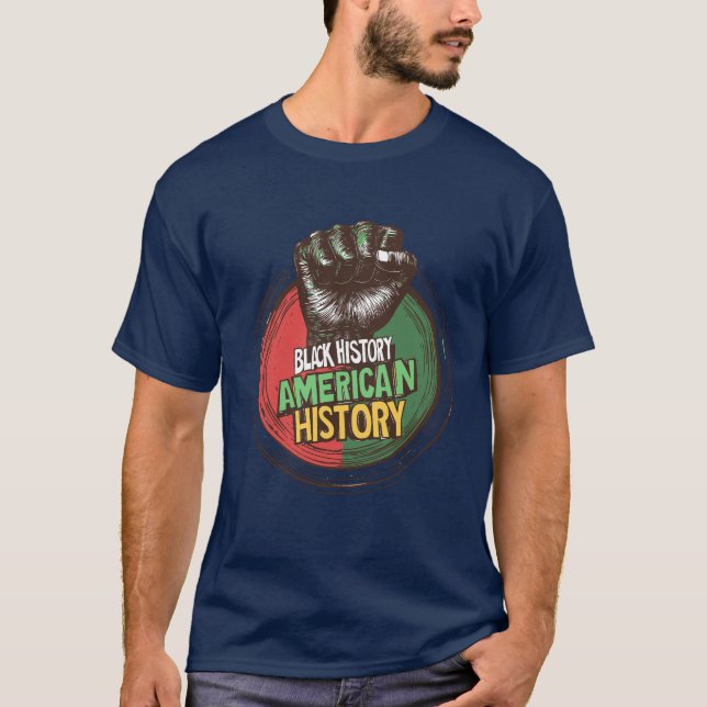 Design de camiseta Mês da História Negra (Frente)