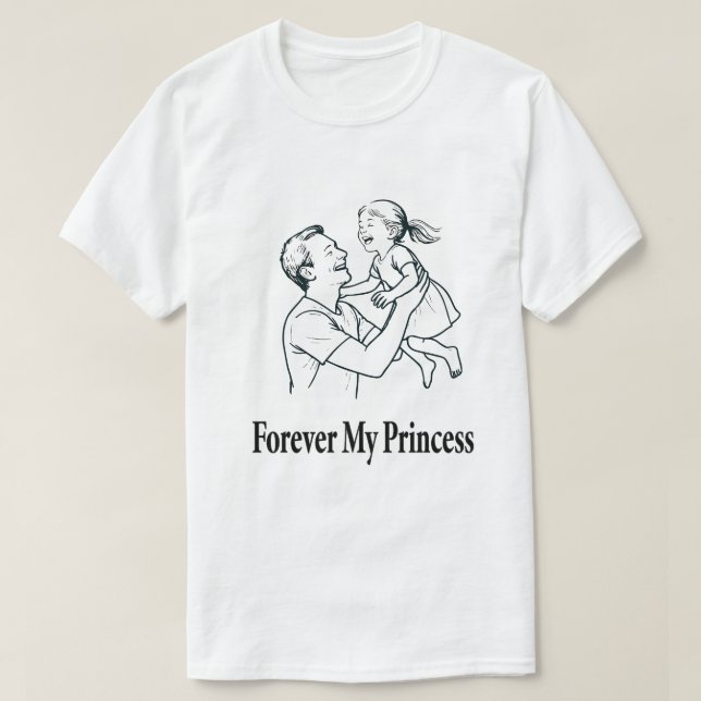 design de camiseta minha princesa (Frente do Design)