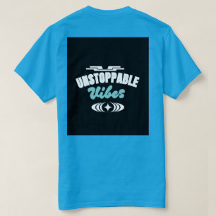 Design de camiseta motivacional com vibrações impa
