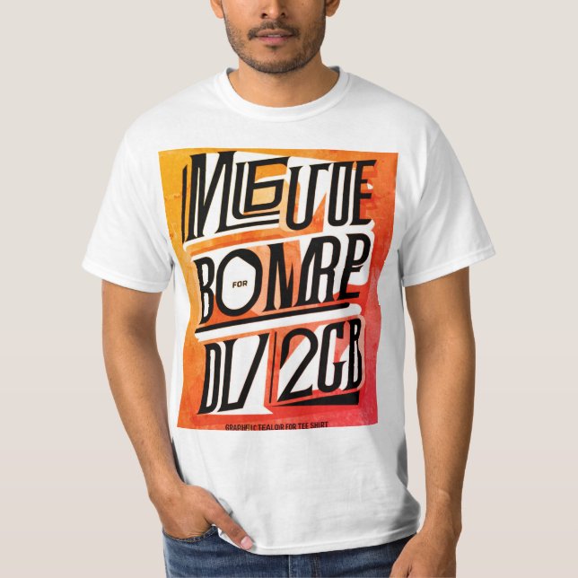 design de camiseta na moda (Frente)