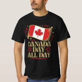 Design de camiseta patriótica do Dia do Canadá
