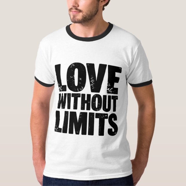 Design de Camiseta Premium sem Limites (Frente)