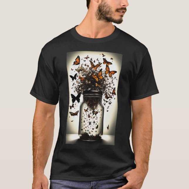 Design de camiseta Whimsical Butterfly (Frente)