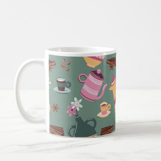 design de Caneca de Café Clássica  (Esquerda)