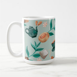 design de caneca de café de duas cores