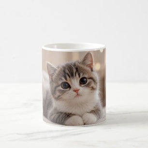 Design de Caneca de Gatinho Fofo Caneca de Café