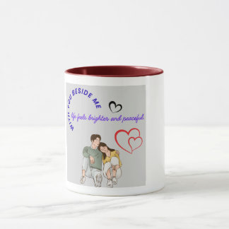 Design de Caneca para Amantes Românticos