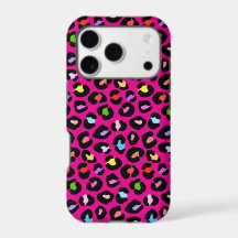 Design de Capa de Celular com Estampa Colorida de