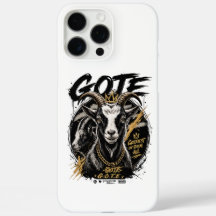 Design de Capa de Celular de Luxo GOAT Crown