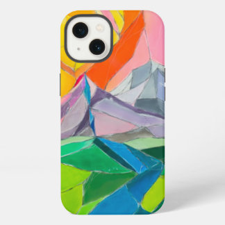 Design de capa de telefone de de paisagem de mont