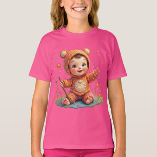 Design De Caractere De Camisa Para Crianças