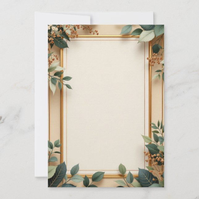 DESIGN de Cartão de Convite PREMIUM (Frente)