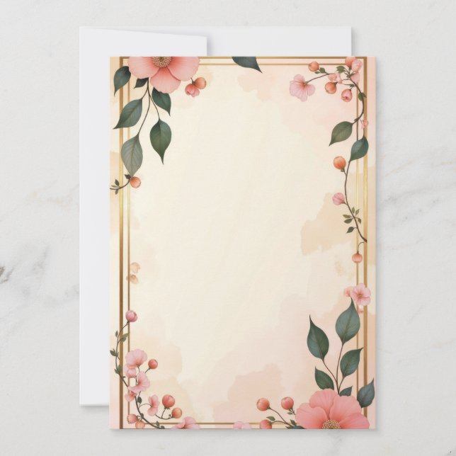 Design de Cartão de Convite PREMIUM (Frente)