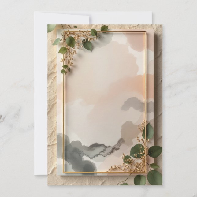 Design de Cartão de Convite PREMIUM (Frente)