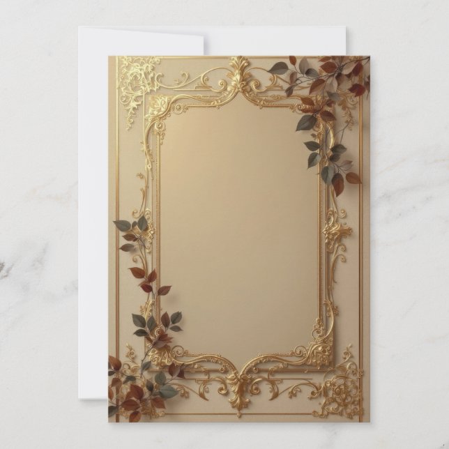 DESIGN de Cartão de Convite PREMIUM (Frente)