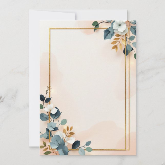 Design de Cartão de Convite PREMIUM (Frente)