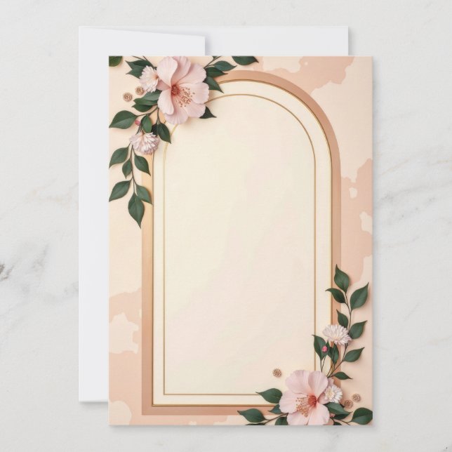 DESIGN de Cartão de Convite PREMIUM (Frente)