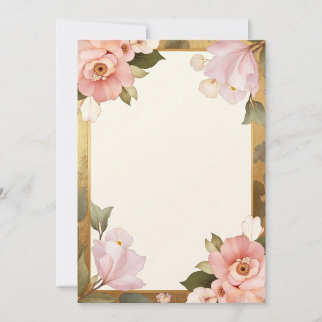 Design de Cartão de Convite PREMIUM (Frente)