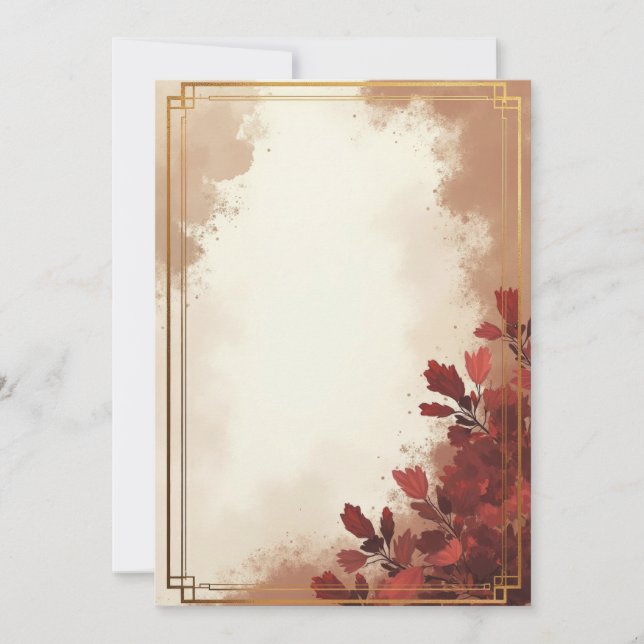 Design de Cartão de Convite PREMIUM (Frente)