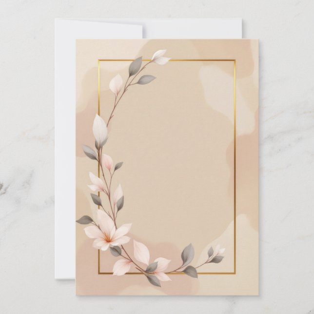 DESIGN de Cartão de Convite PREMIUM (Frente)