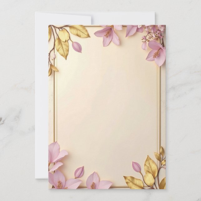 DESIGN de Cartão de Convite PREMIUM (Frente)