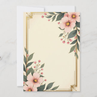 Design de Cartão de Convite PREMIUM