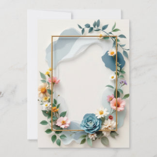 Design de Cartão de Convite PREMIUM