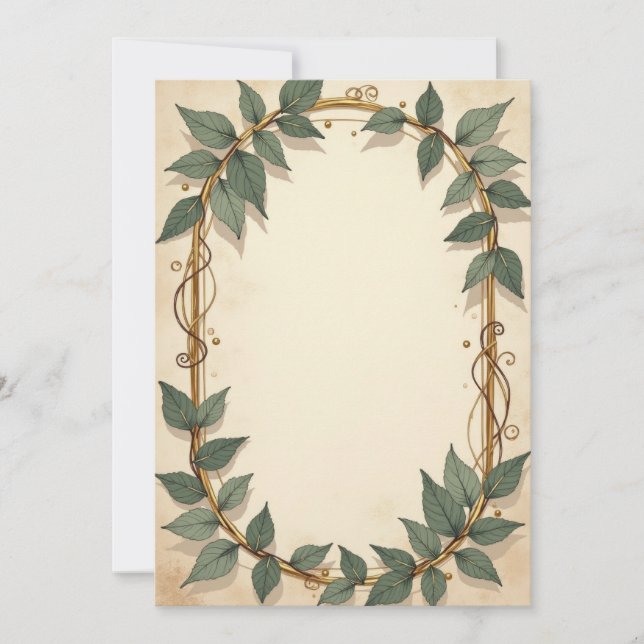 Design de Cartão de Convite PREMIUM (Frente)