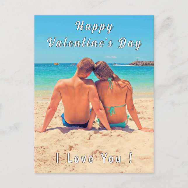 Design de Cartão de Dia de os namorados de Fotogra (Frente)