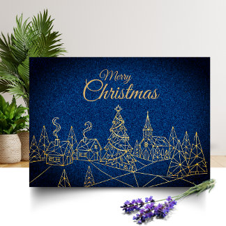 Design de Cartão de Natal Moderno