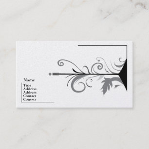 Design de cartão de visita cinzento de sentimento