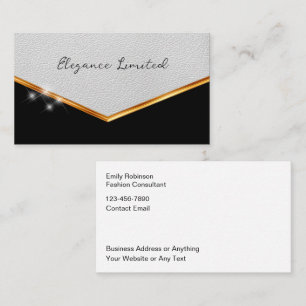 Design de cartão de visita de consultor sofisticad