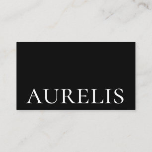 Design de Cartão de visita de tipografia minimalis