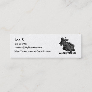 design de cartão de visita do starVmax