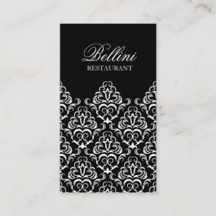 Design de cartão de visita elegante ornamentado d