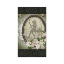 Design de cartão de visita glamoroso da diva do