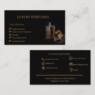 Design de Cartão de Visita para Negócios de Perfum