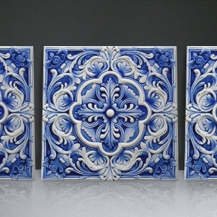 Design de Cerâmica com Padrão Safira Lisboa