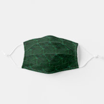 Design de Círculos Invertidos de Floresta Verde