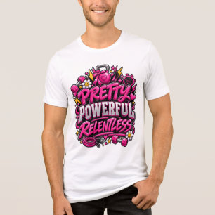 Design de Citação de Academia Rosa Implacável Pode