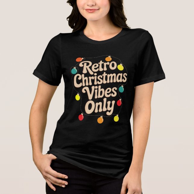 Design de Citação de Natal Antigo – Férias Retrô (Frente)