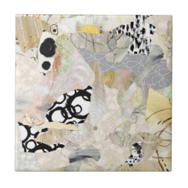 Design de Colagem Abstrata Elegante Neutra