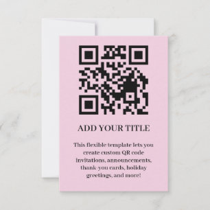 Design de Convite de Evento QR Modern Scannable