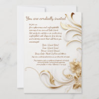 design de convite para evento de gala