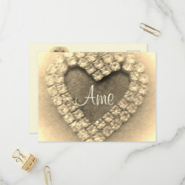 DESIGN DE CONVITE ROMÂNTICO DE DIA DE CASAMENTO