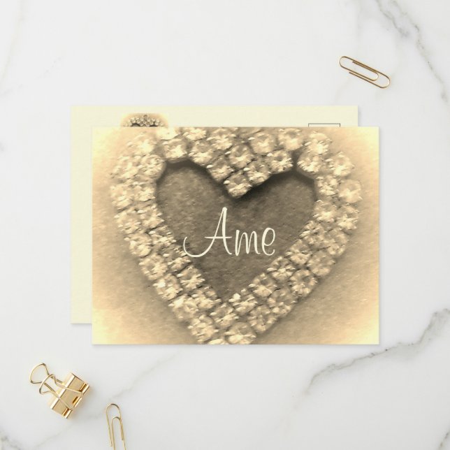 DESIGN DE CONVITE ROMÂNTICO DE NOIVADO  (Frente/Verso In Situ)