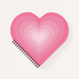 Design de Coração Rosa Gradiente - Sinal de Amor R