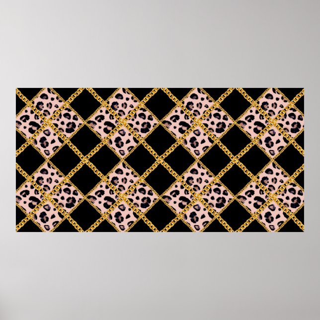 Design de Corda de Impressão do Leopardo: Negrito  (Frente)