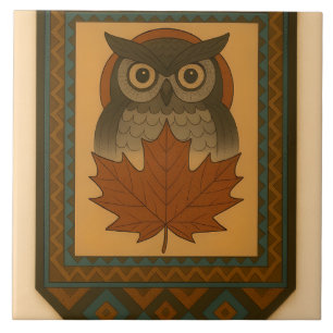 Design de Coruja Mágica com Olho Abençoado
