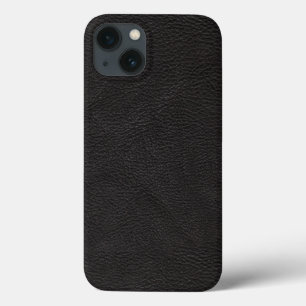 Design de couro preto texturizado